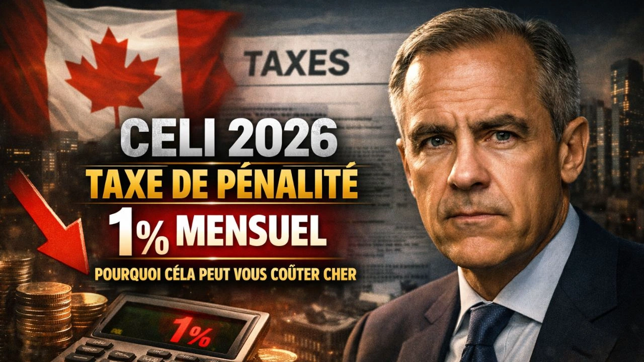 CELI 2026 taxe de pénalité 1 % mensuel pourquoi cela peut vous coûter cher