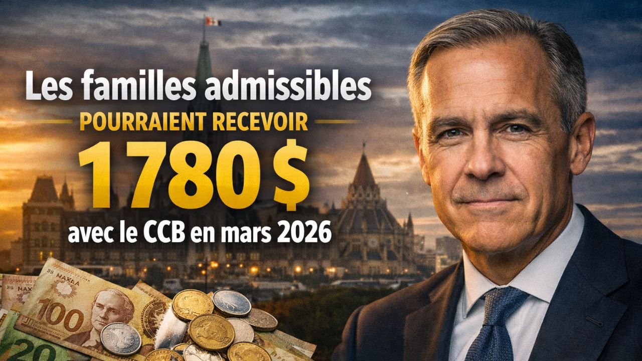 Les familles admissibles pourraient recevoir jusqu’à 1 780 $ avec le CCB en mars 2026