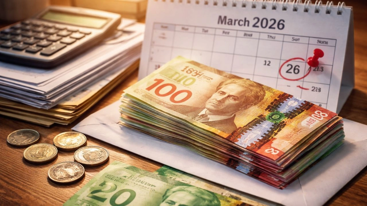 SRG de 1 395 $ en mars 2026 avec détails sur l’admissibilité et les paiements